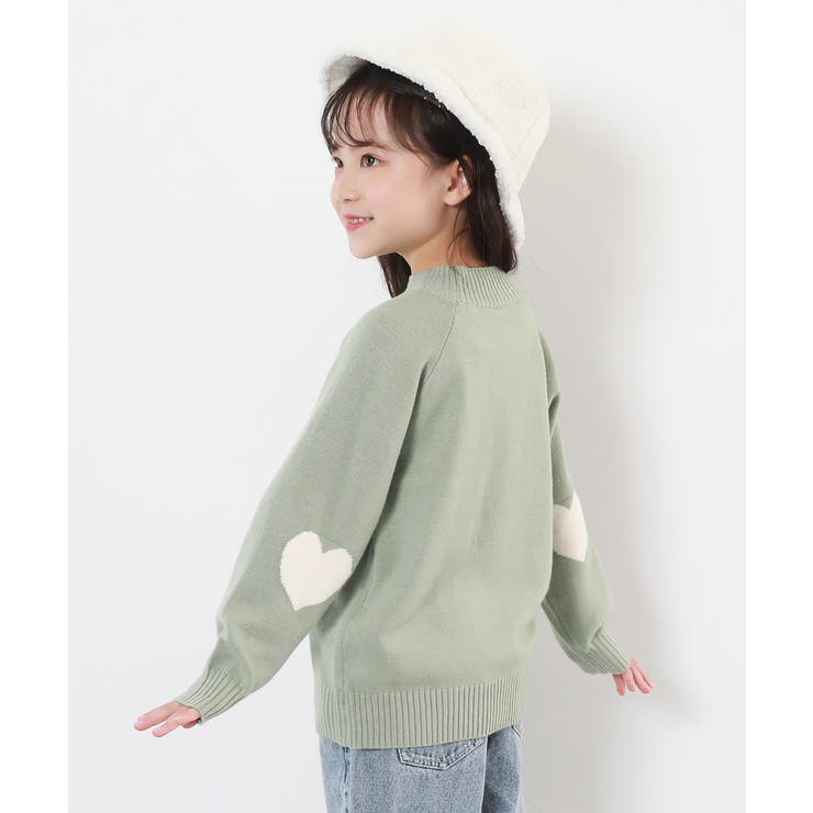 【希望者のみラッピング無料】 洗える ハートデザイン[品番 チクチクしない素肌ニット トップス