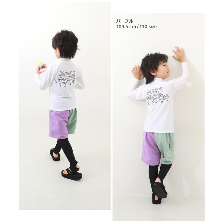 上品なファッション クレイジーサーフパンツ 子供服 キッズ[品番：VR000009438 110（105～114cm）