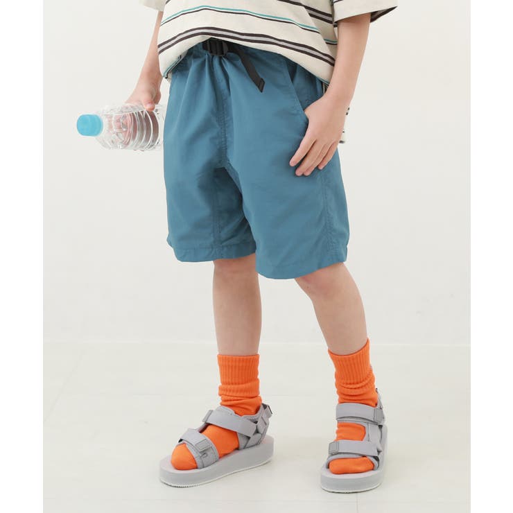 水はじく ナイロンハーフパンツ 子供服[品番：VR000009727