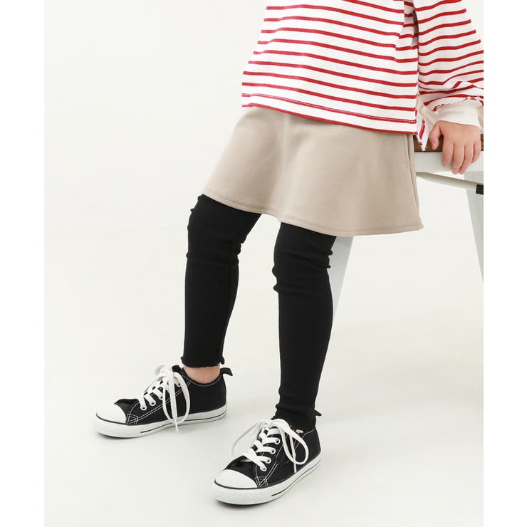 002-グレージュ | 10分丈 スカッツ 子供服 | devirock