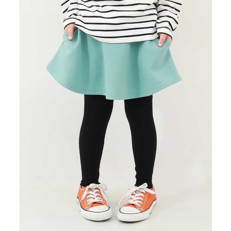 014-アッシュミント | 10分丈 スカッツ 子供服 | devirock