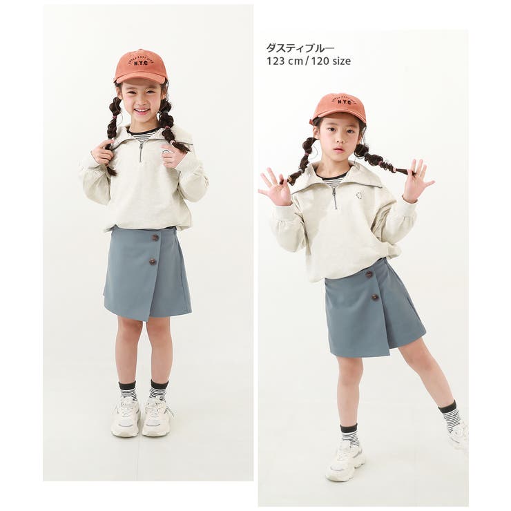 ブリーフィング⭐️ラップスカート風ショートパンツ ラップスカート風 ショートパンツ 子供服[品番：VR000009969