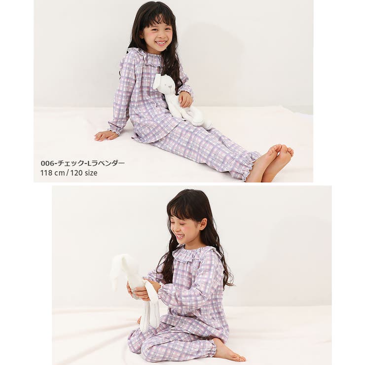 どっちも前 フリルパジャマ 子供服 | devirock | 詳細画像13 