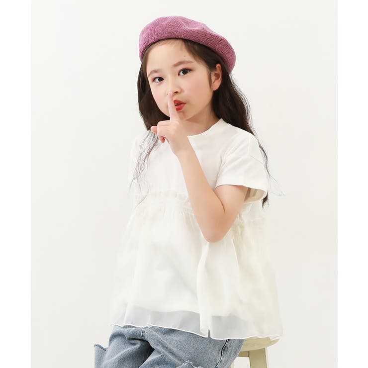 シアードッキング 半袖Tシャツ 子供服[品番：VR000010108