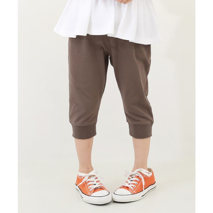 モカ | 7分丈 裾リブパンツ 子供服 | devirock