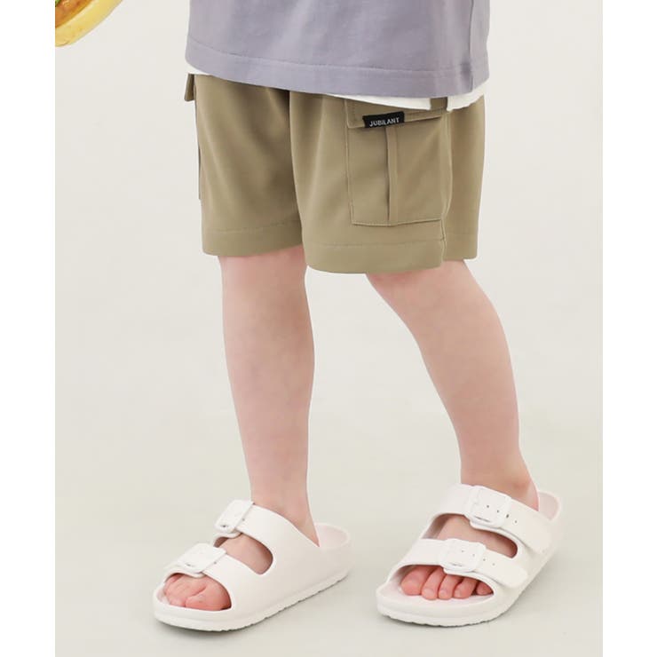 サラっとストレッチ メッシュ カーゴハーフパンツ[品番