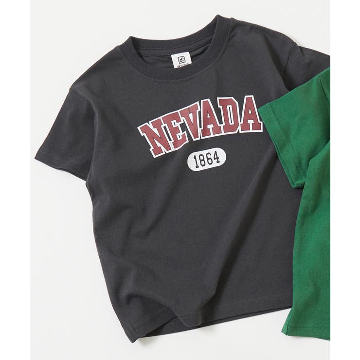 デビラボ BOXシルエット プリント半袖Tシャツ[品番：VR000009985