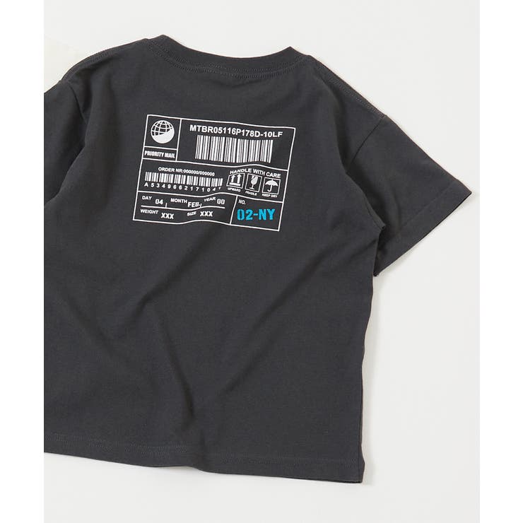 デビラボ BOXシルエット プリント半袖Tシャツ[品番：VR000009985