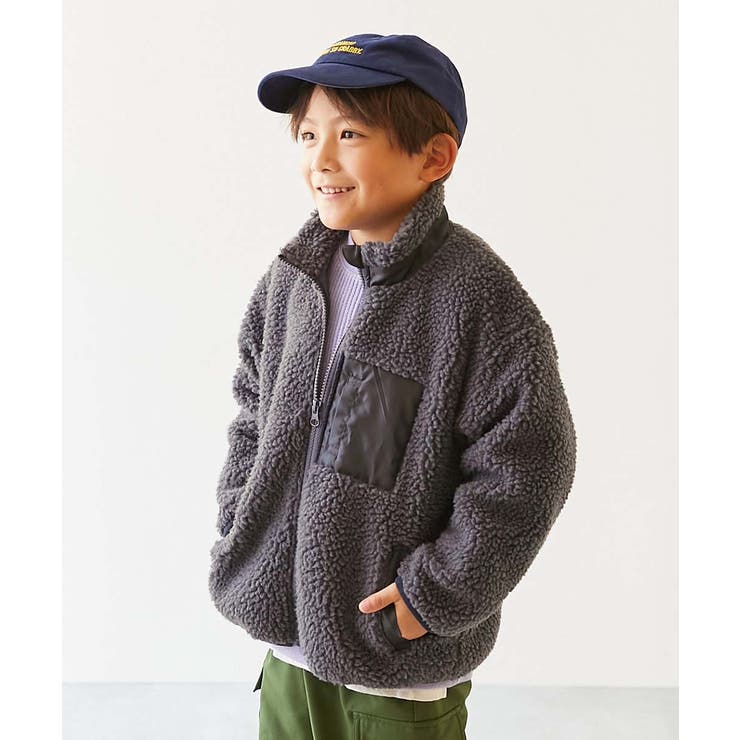 洗える アウトドア ボアジャケット[品番：VR000008985