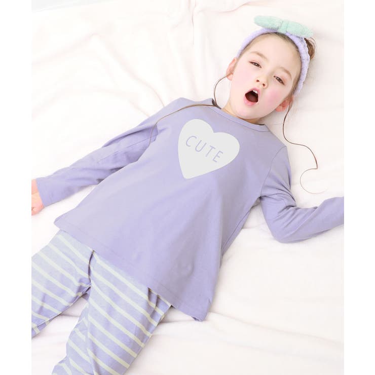 綿100％ ガールズ くしゅっと裾リボン[品番：VR000009613]｜devirock