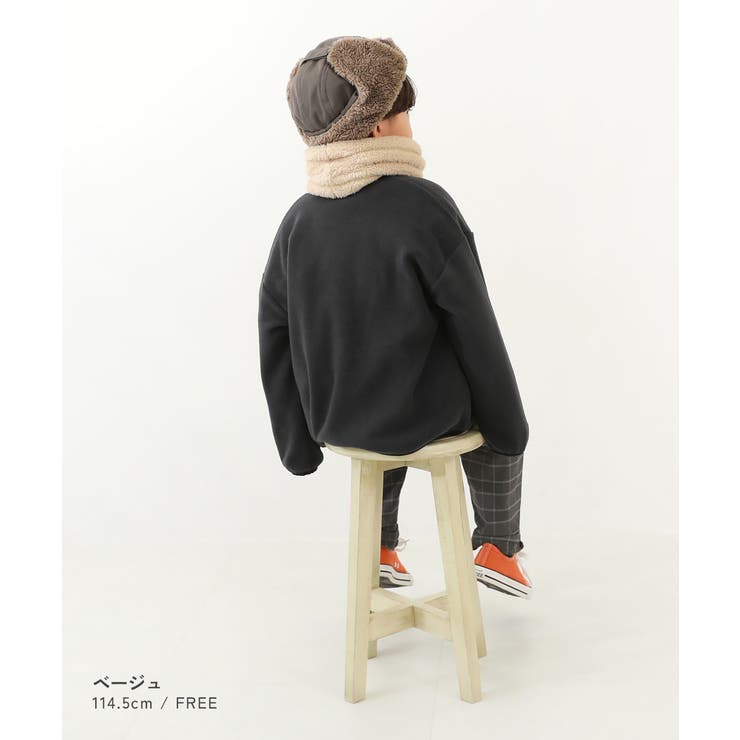 カラフル ネックウォーマー 子供服 キッズ 男の子 マフラー スヌード 防寒  | devirock | 詳細画像10 