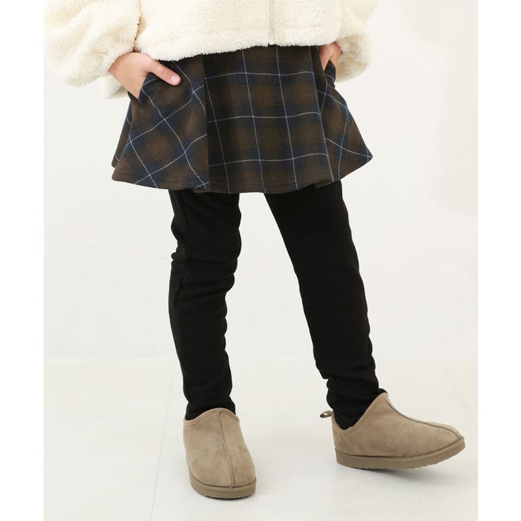 010-チェック4-ブラウン | RICH WARM 裏シャギー | devirock