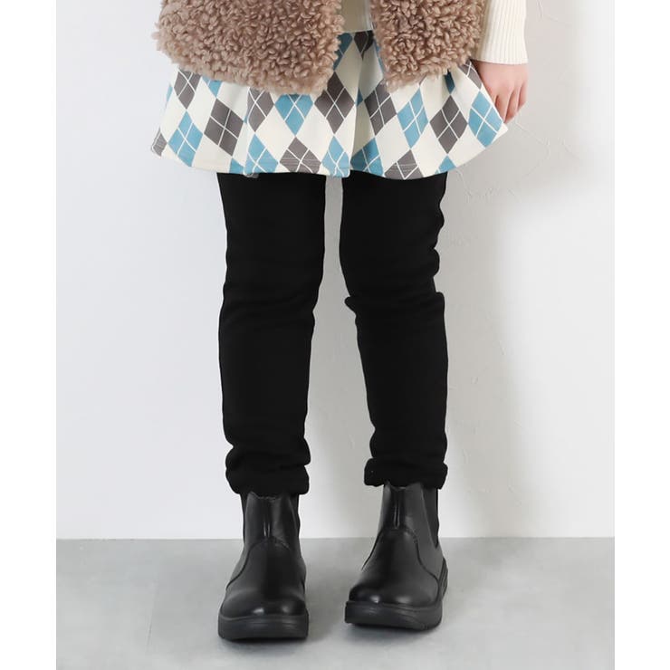 012-チェック6-オフホワイト | RICH WARM 裏シャギー | devirock