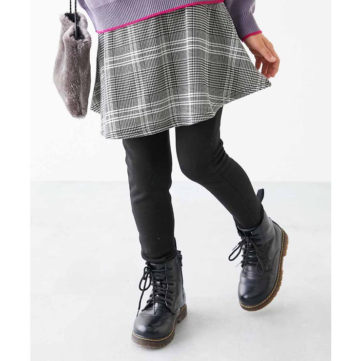 015-チェック2-ブラック | RICH WARM 裏シャギー | devirock