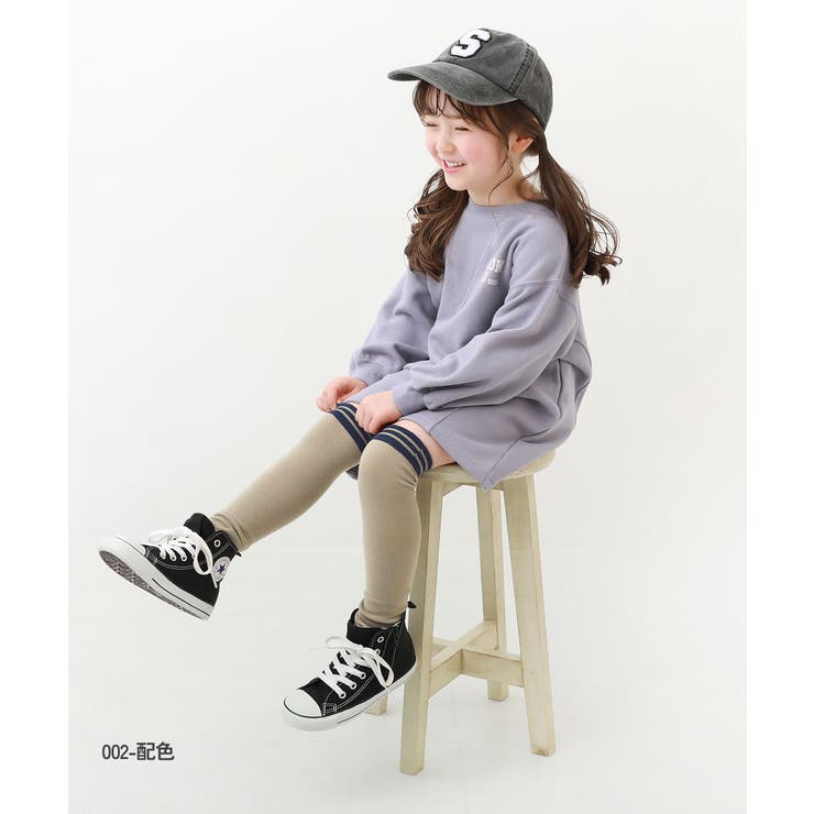 2足セット ニーハイソックス 子供服 キッズ 女の子 靴下  | devirock | 詳細画像7 
