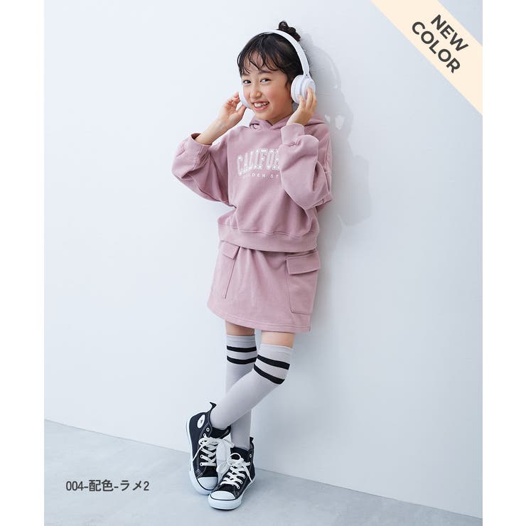 2足セット ニーハイソックス 子供服 キッズ 女の子 靴下 [品番