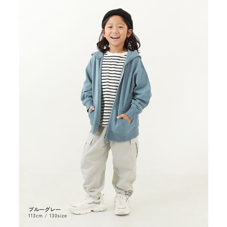 無地 スウェット ジップパーカー | devirock | 詳細画像9 