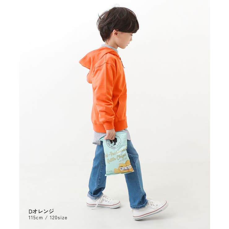 無地 スウェット ジップパーカー | devirock | 詳細画像14 