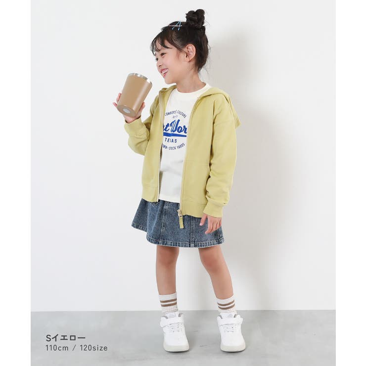 無地 スウェット ジップパーカー | devirock | 詳細画像15 