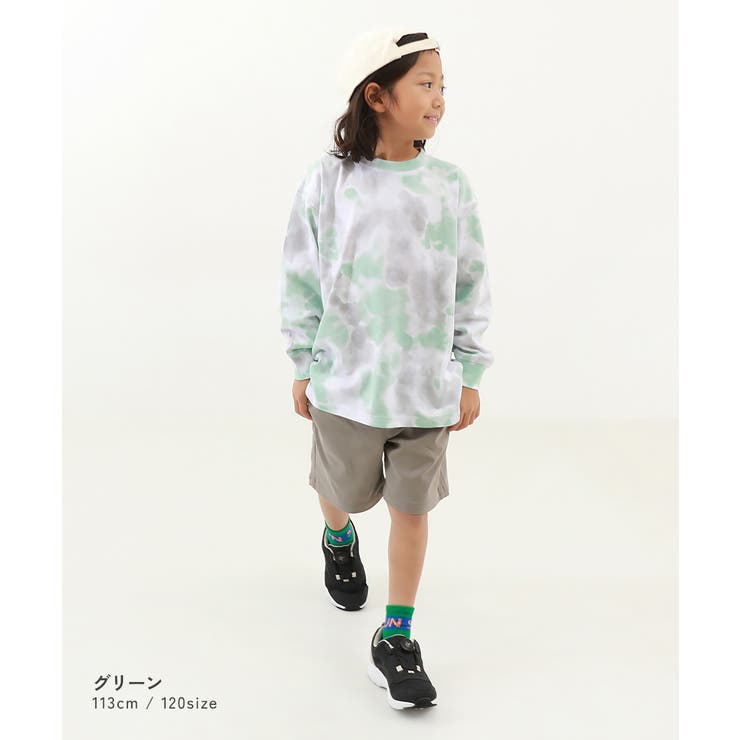 タイダイプリント 長袖Tシャツ 子供服 | devirock | 詳細画像5 