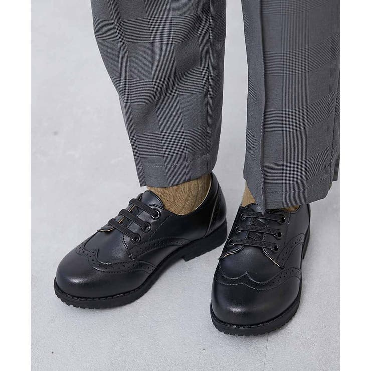 004-ウィングチップ-ブラック | えらべる フォーマルシューズ インソール2枚付き | devirock