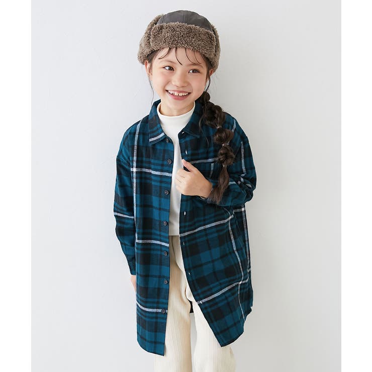 006-コバルトブルー | 綿100% チェック柄 ネルシャツ | devirock