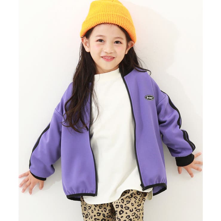 【未使用】katespede ジップアップジャケット　キッズ　女の子　160cm Bee des トップス 子供服 キッズ 女の子 ジップアップ 長袖