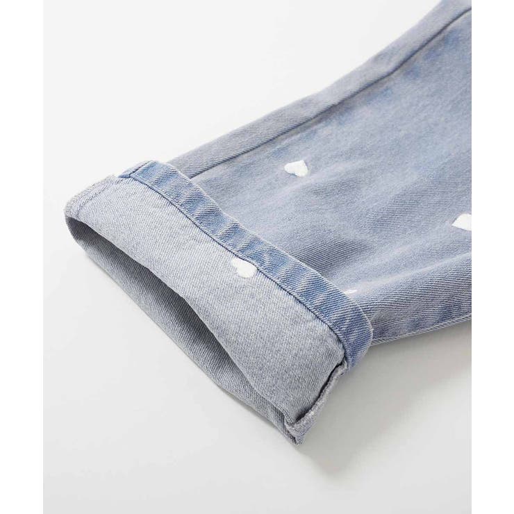 ハート刺繍 デニム ワイドパンツ | devirock | 詳細画像11 