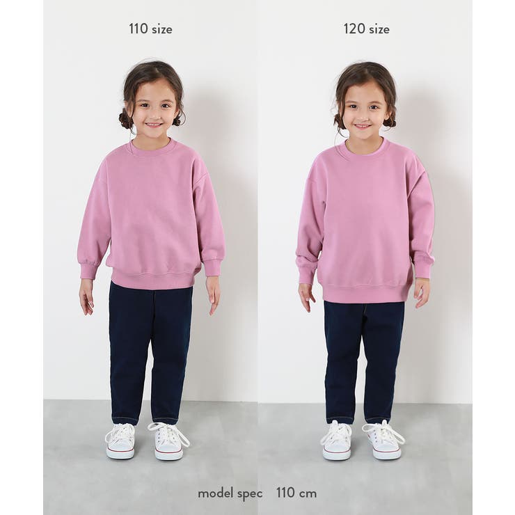 デビラボ ガールズプリントBOXシルエット 裏起毛トレーナー | devirock | 詳細画像16 