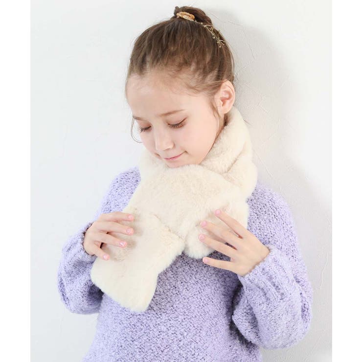 ふわふわ フェイクファー ティペット[品番：VR000010236]｜devirock