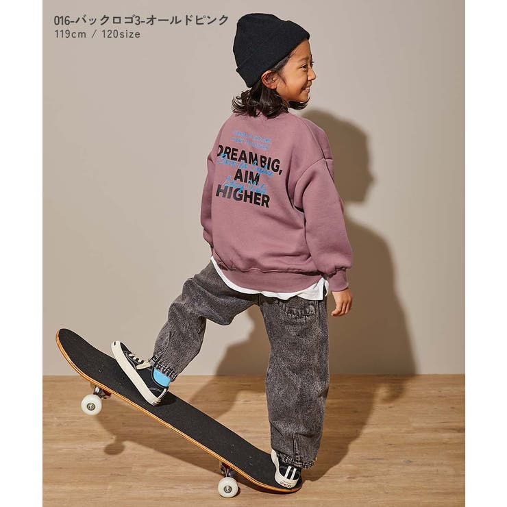 デビラボ プリント裏起毛BIGシルエットトレーナー 子供服 | devirock | 詳細画像13 