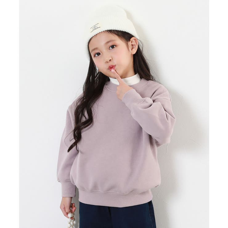 006-Gラベンダー | カラフルスウェット ふっくら裏起毛 無地トレーナー | devirock