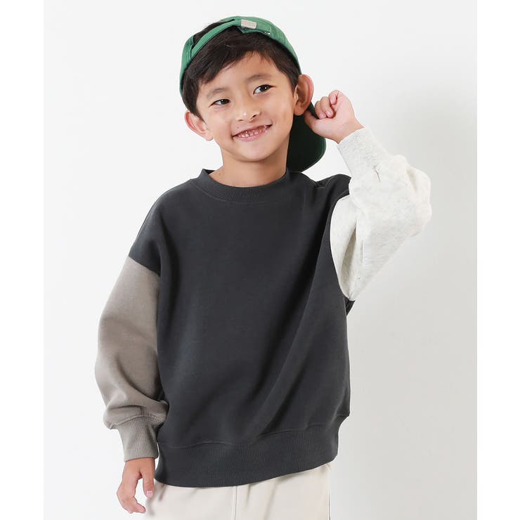 009-スミクロ-Dグレージュ | カラフルスウェット ふっくら裏起毛 無地トレーナー | devirock