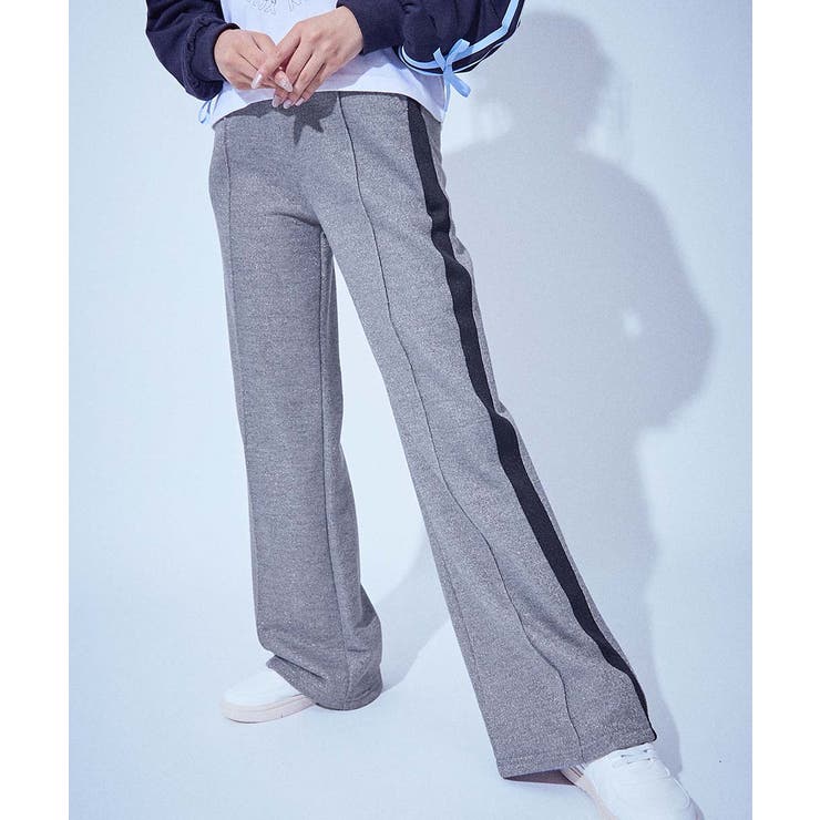 杢グレー | chum キラッとラメ すらっと脚長 | devirock