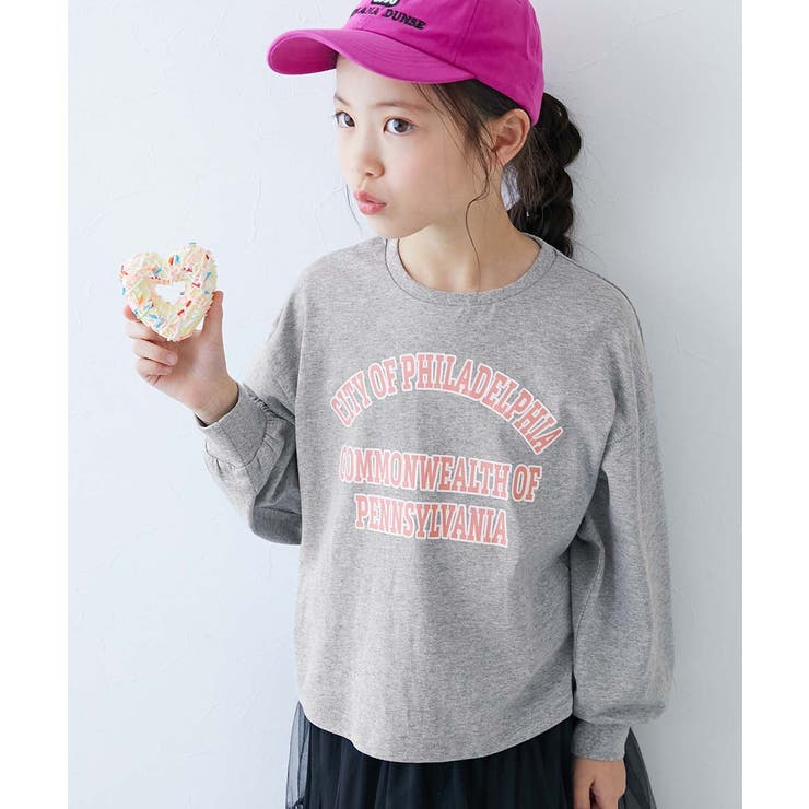 003-ロゴ-杢グレー | 綿100％ デビラボ ガールズ | devirock