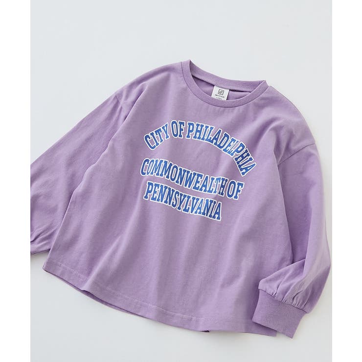 004-ロゴ-Gライラック | 綿100％ デビラボ ガールズ | devirock