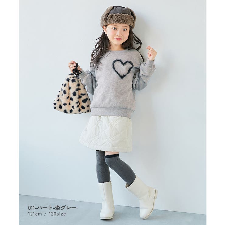 チュールモチーフ 裏起毛トレーナー 子供服 | devirock | 詳細画像6 