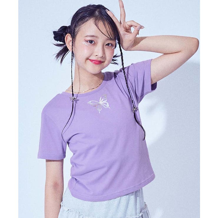 020-バタフライ-Dライラック | chum UVカット えらべるプリント | devirock