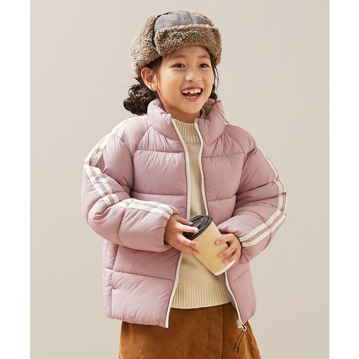 063-スタンドLN-くすみピンク | 洗える ファイバーダウン えらべるフード&デザイン | devirock