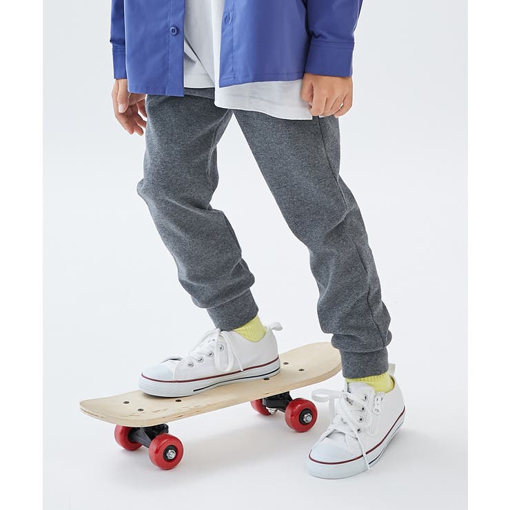 杢チャコール | ウルトラストレッチ 裾リブパンツ 子供服 | devirock