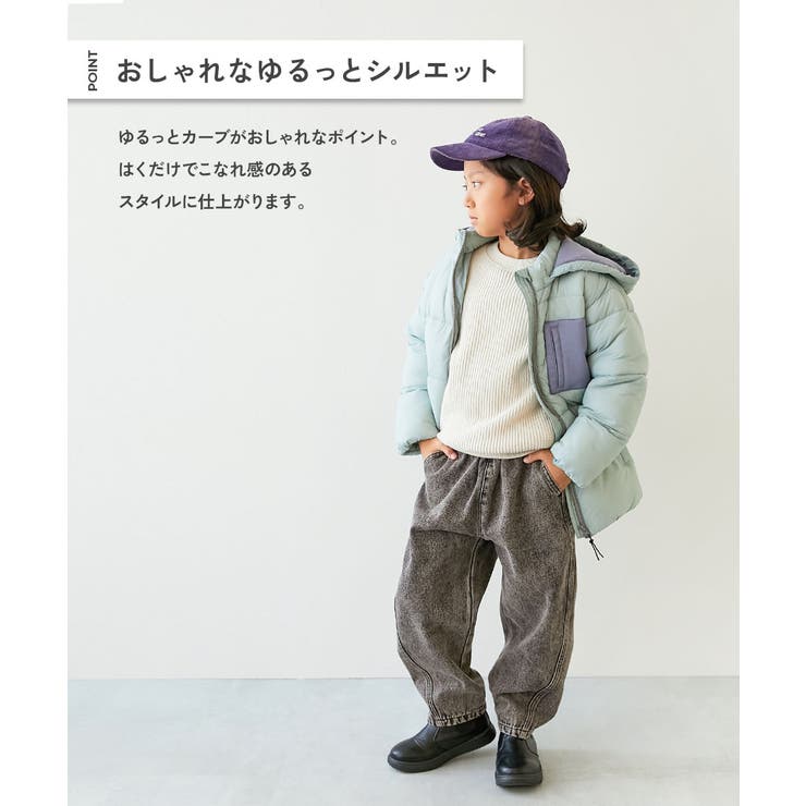 ひやっとしない イージーカーブ 裏起毛デニム | devirock | 詳細画像4 