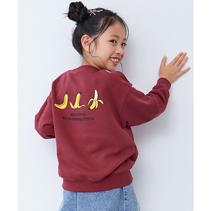 012-バナナ-ボルドー | デビラボ BOXシルエット プリント | devirock