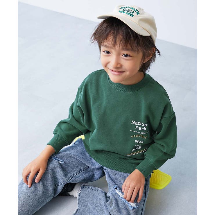 003-ロゴ2-ボトルグリーン | デビラボ BIGシルエット プリント | devirock