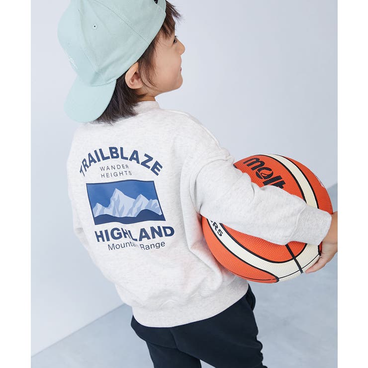 009-山-オートミール | デビラボ BIGシルエット プリント | devirock