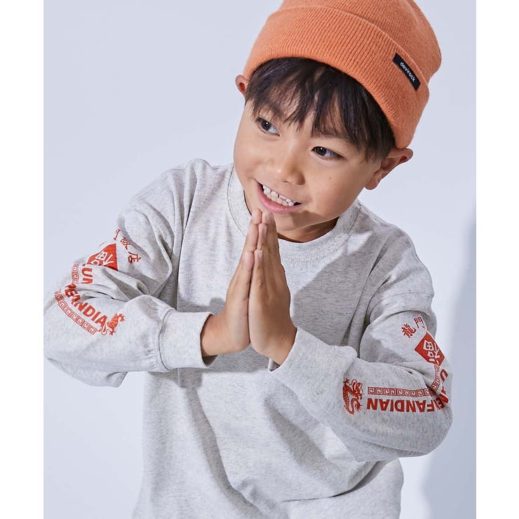 013-中華-オートミール | 綿100％ デビラボ BIGシルエット | devirock