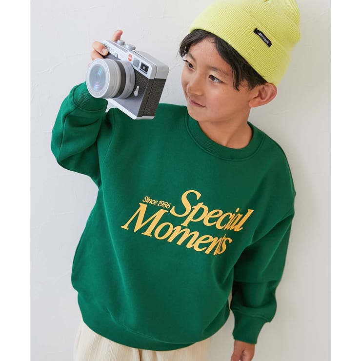 004-ロゴ-ボトルグリーン | デビラボ プリント 裏起毛 | devirock