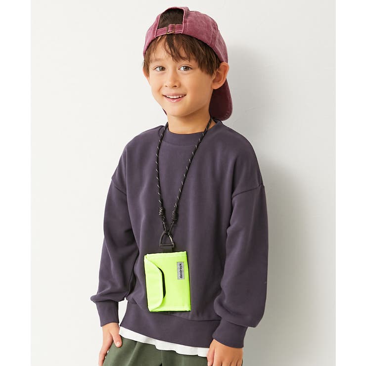 007-パープルグレー | 無地 スウェットトレーナー 子供服 | devirock