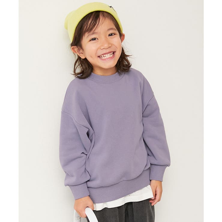 008-Gバイオレット | 無地 スウェットトレーナー 子供服 | devirock