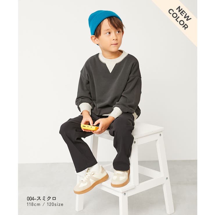 配色ガゼットトレーナー 子供服 キッズ 男の子 女の子 トレーナー トップス  | devirock | 詳細画像7 