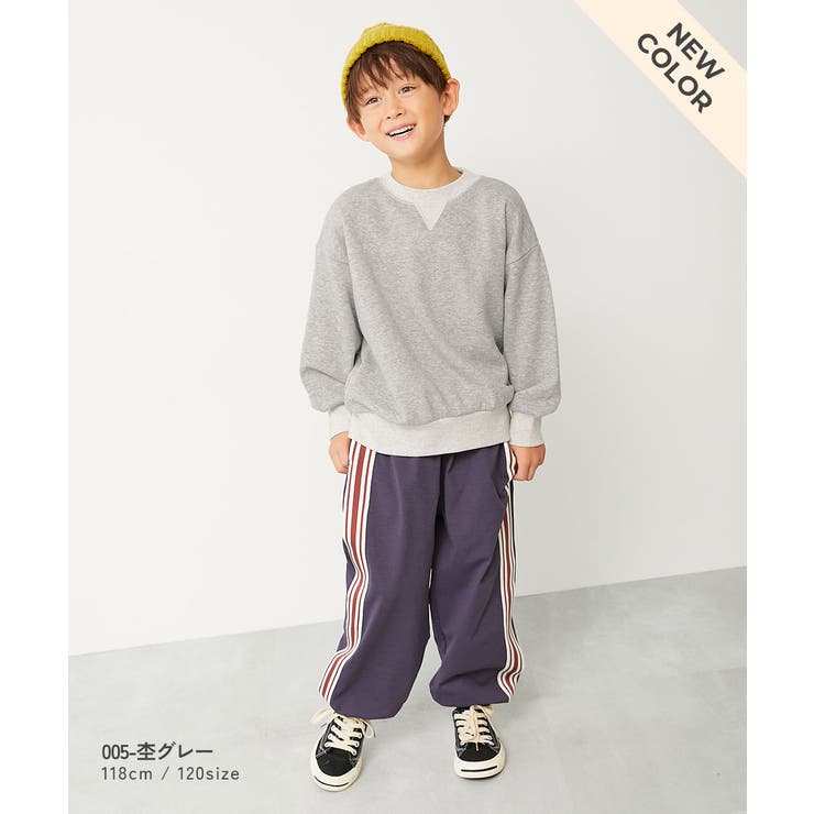 配色ガゼットトレーナー 子供服 キッズ 男の子 女の子 トレーナー トップス  | devirock | 詳細画像8 